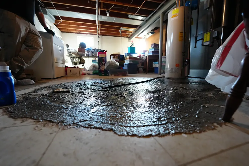 Restoration equipment on a Seattle job