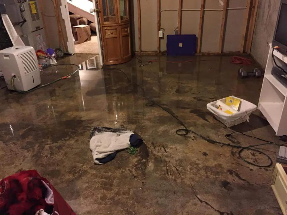 Restoration equipment on a Seattle job
