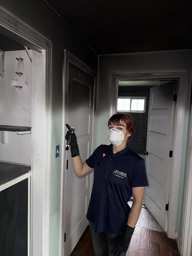 Emerald City Water Restoration technician on a job in Seattle