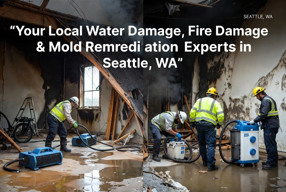 Your Local Water Damage, Fire Damage & Mold Remediation Experts