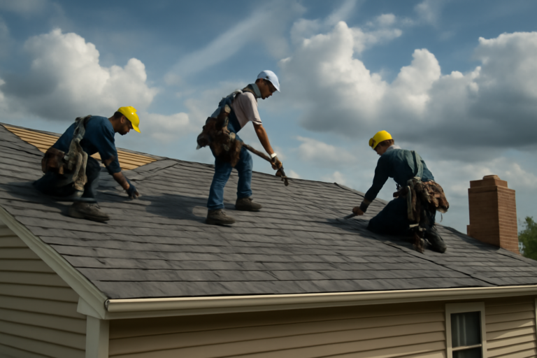 Storm damage repair service